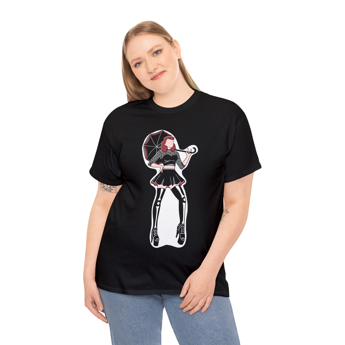 Pin-up T-shirt Featuring Kiki, the witch