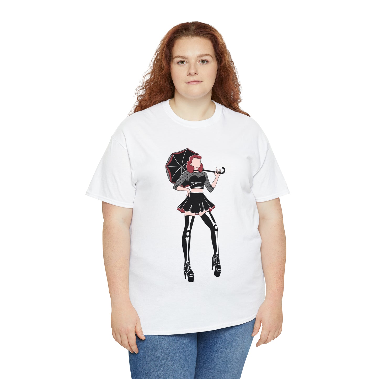 Pin-up T-shirt Featuring Tess, the Kinky, Goth Princess