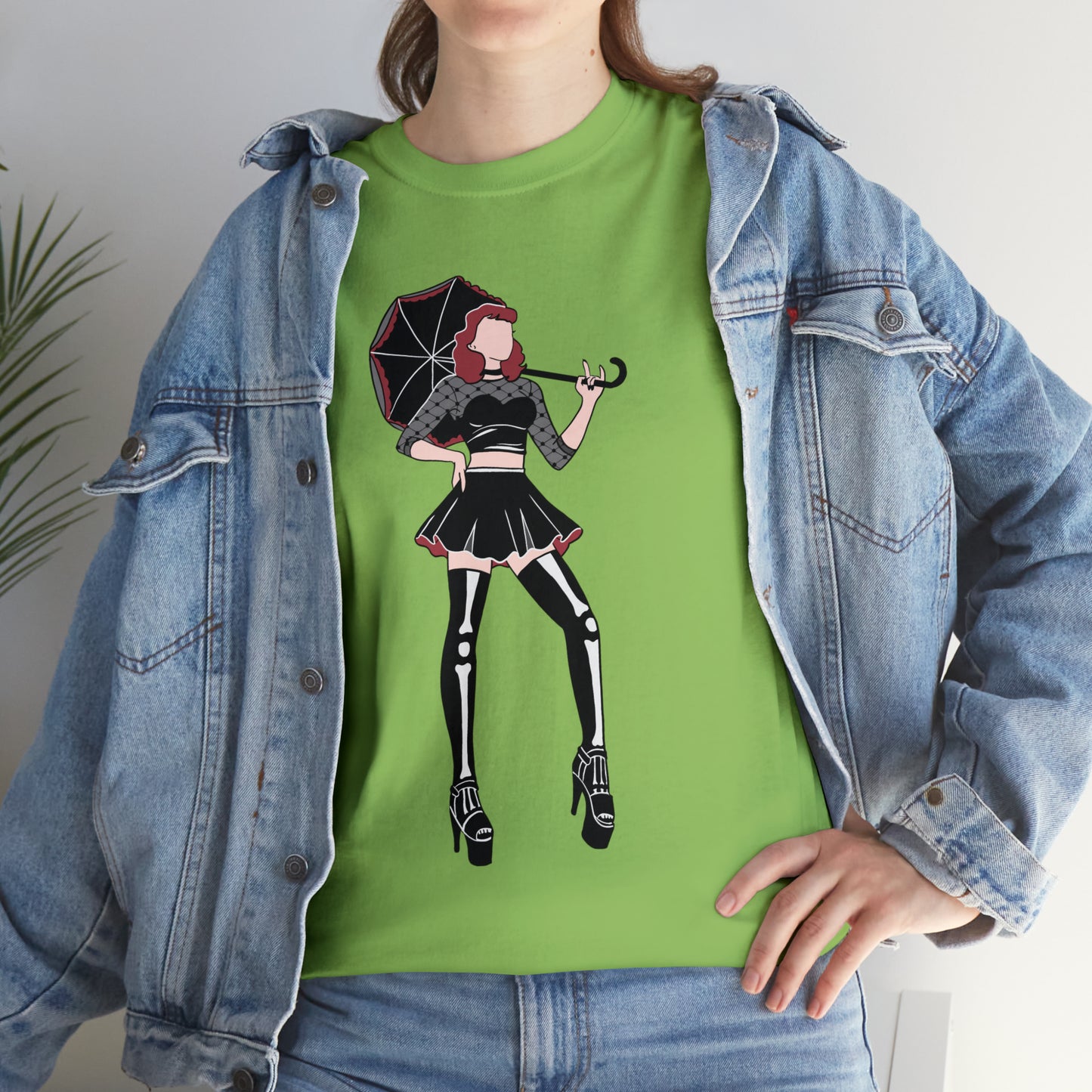 Pin-up T-shirt Featuring Tess, the Kinky, Goth Princess