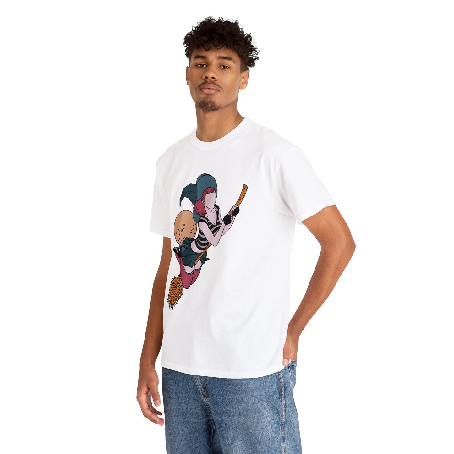 Pin-up T-shirt Featuring Kiki, the witch