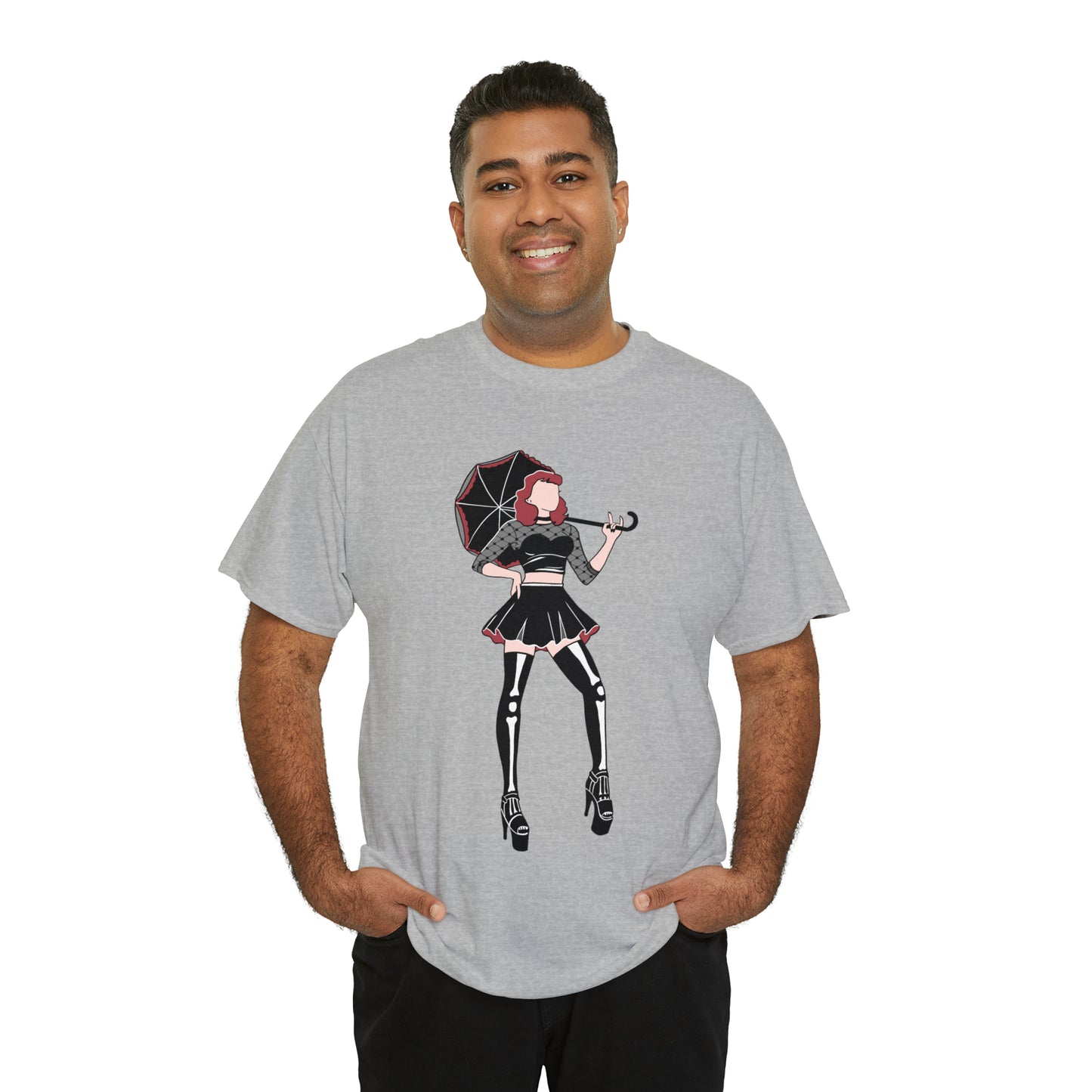 Pin-up T-shirt Featuring Tess, the Kinky, Goth Princess