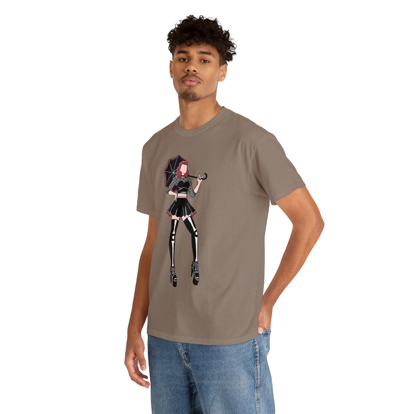 Pin-up T-shirt Featuring Tess, the Kinky, Goth Princess