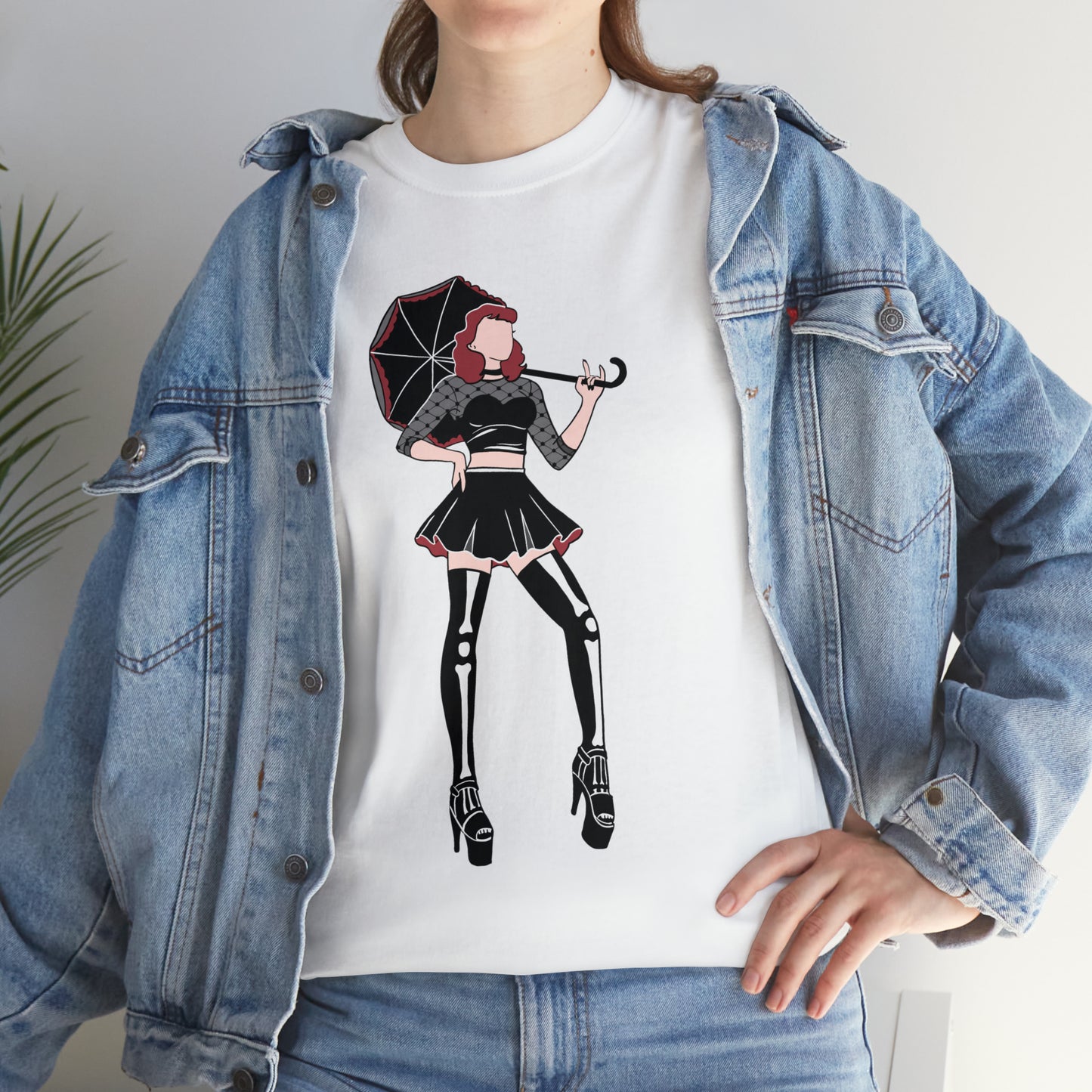 Pin-up T-shirt Featuring Tess, the Kinky, Goth Princess