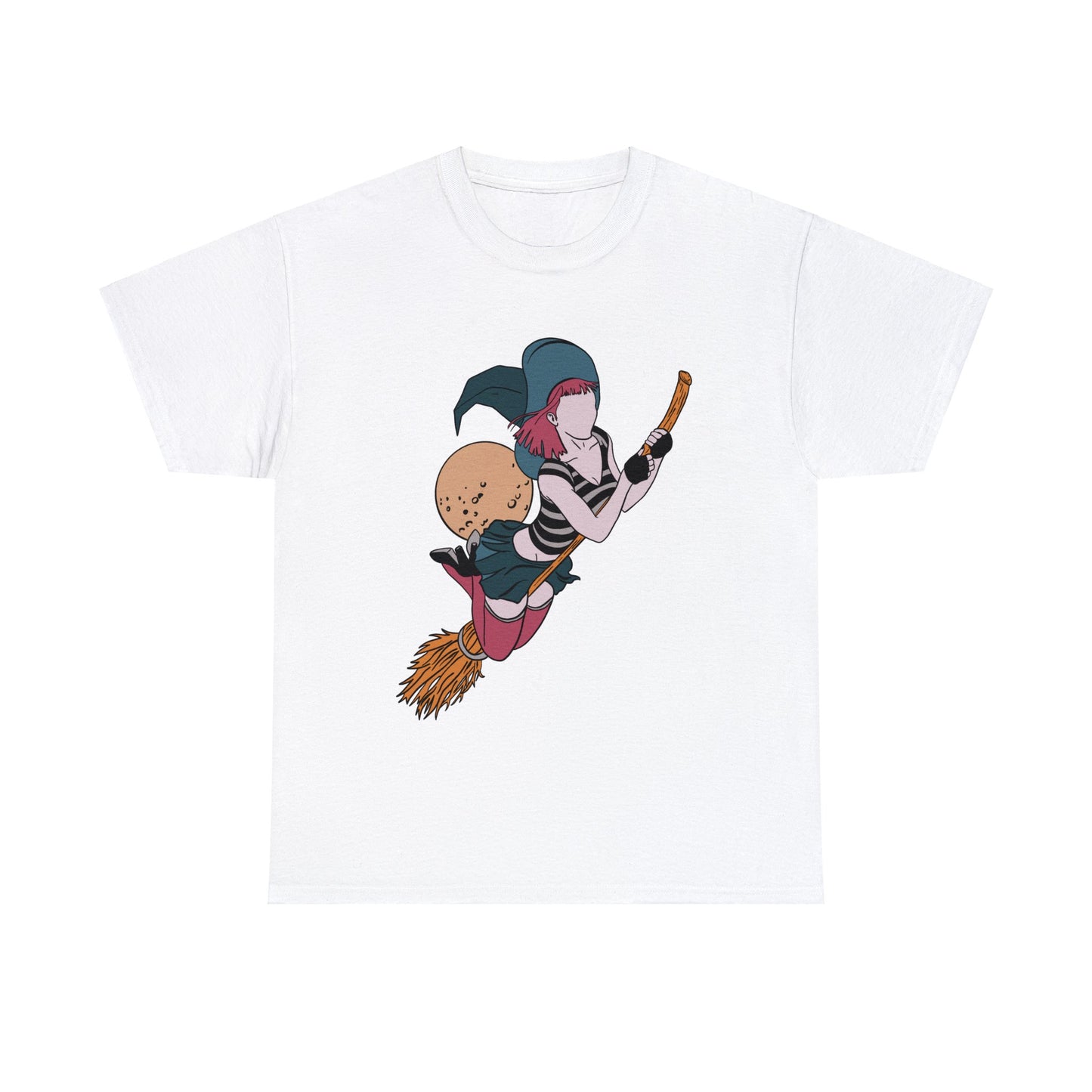 Pin-up T-shirt Featuring Kiki, the witch