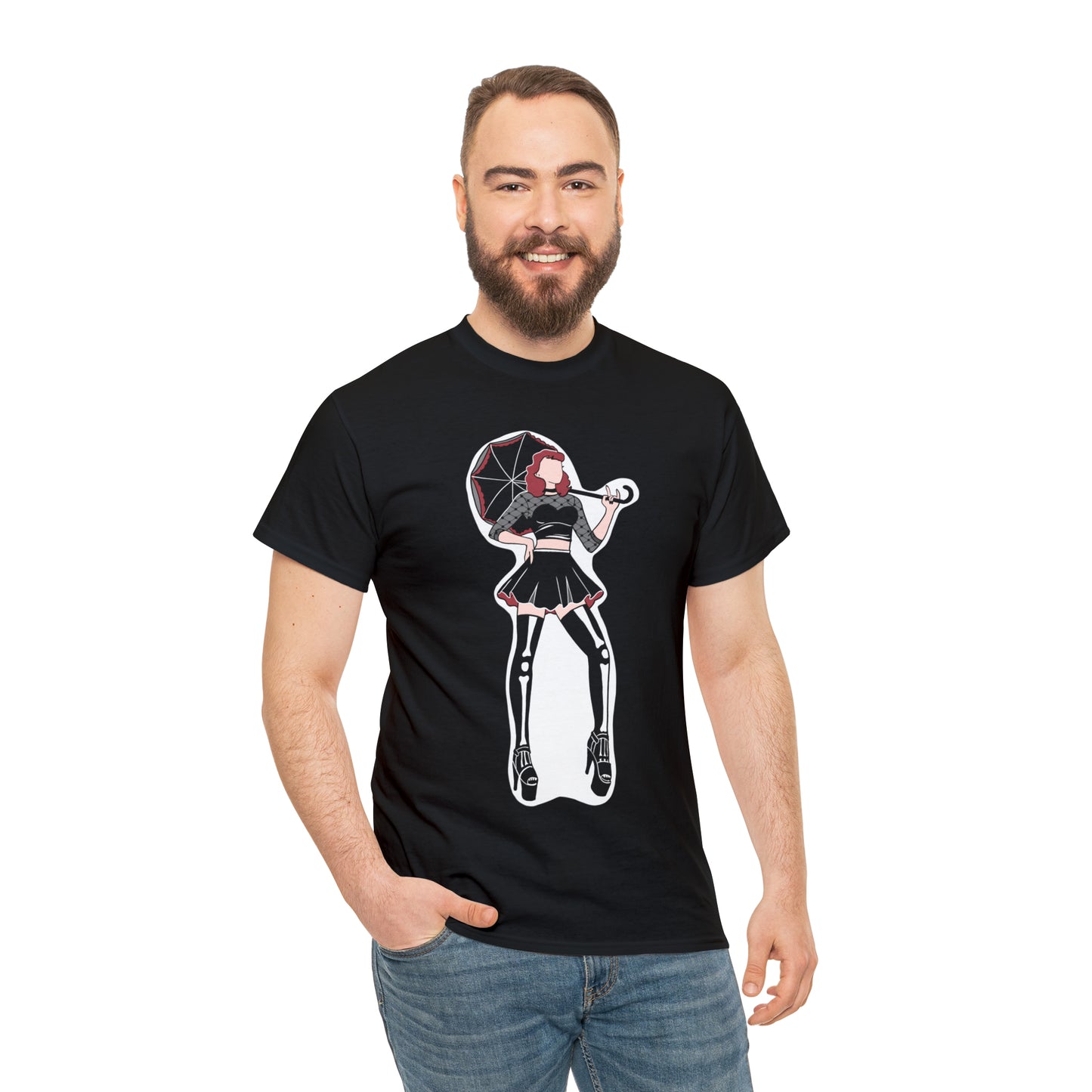 Pin-up T-shirt Featuring Tess, the Kinky, Goth Princess