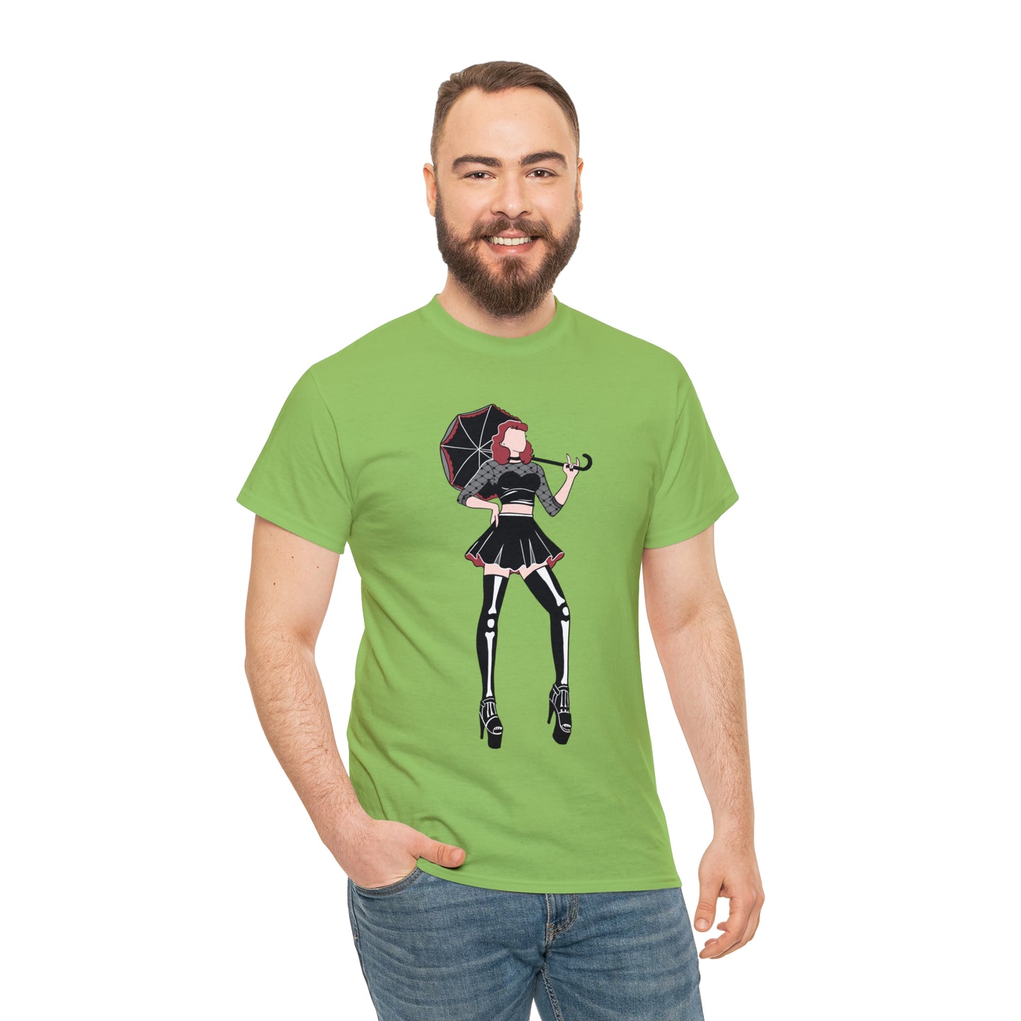 Pin-up T-shirt Featuring Tess, the Kinky, Goth Princess