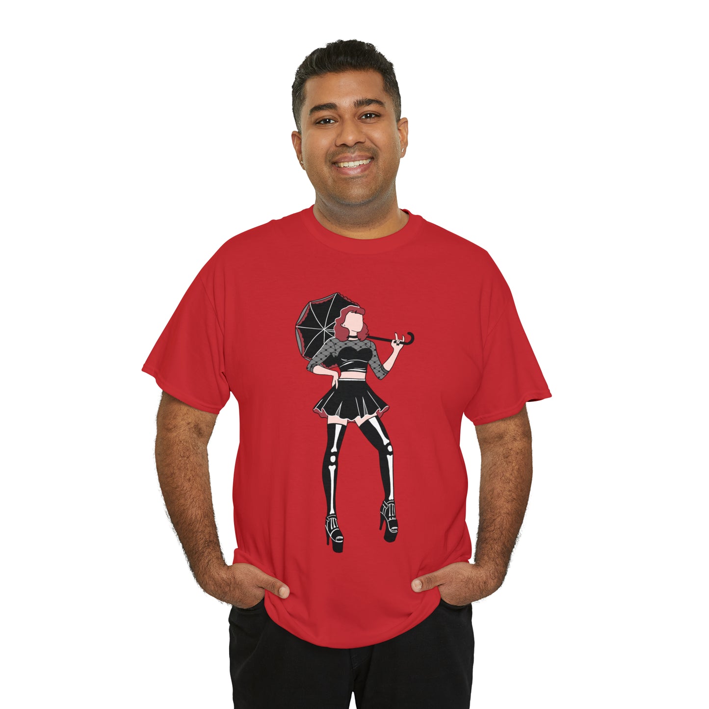 Pin-up T-shirt Featuring Tess, the Kinky, Goth Princess