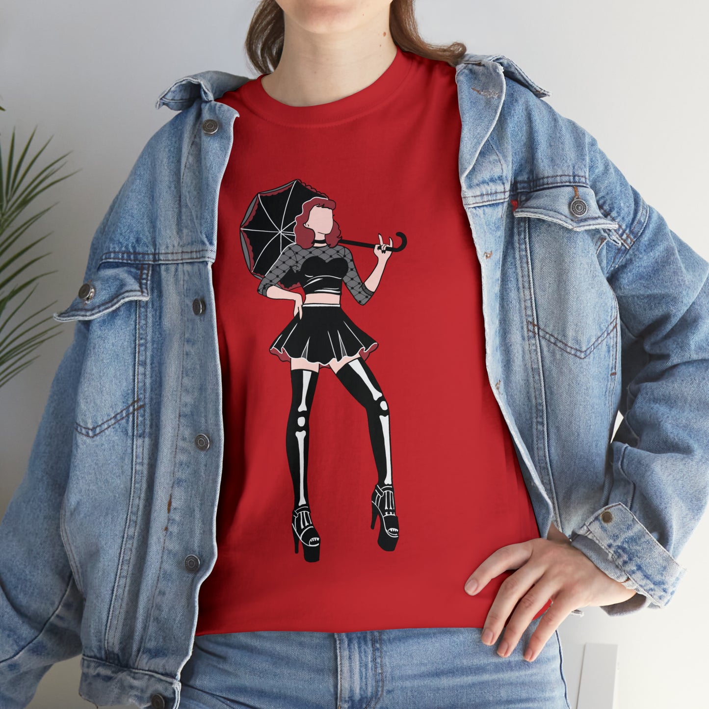 Pin-up T-shirt Featuring Tess, the Kinky, Goth Princess