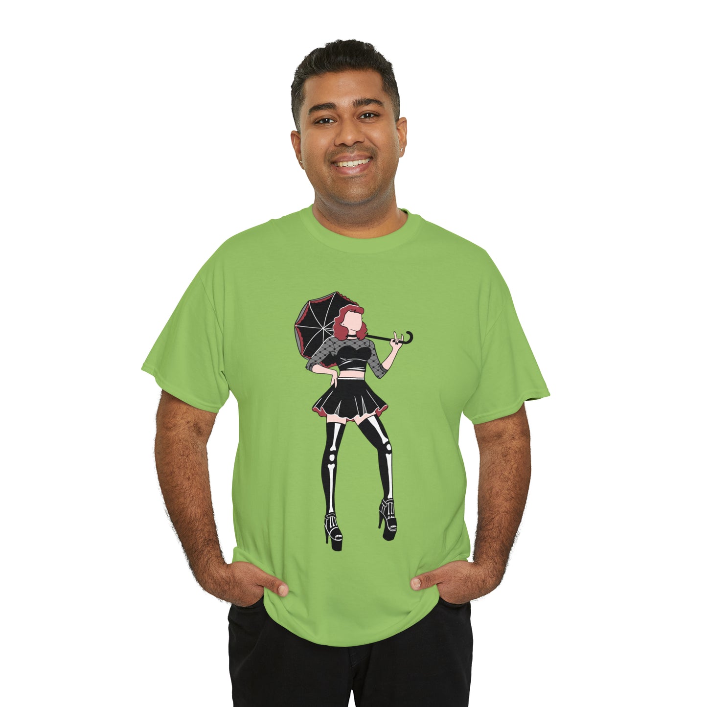 Pin-up T-shirt Featuring Tess, the Kinky, Goth Princess