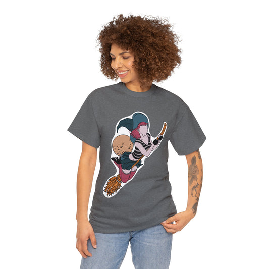 Pin-up T-shirt Featuring Kiki, the witch