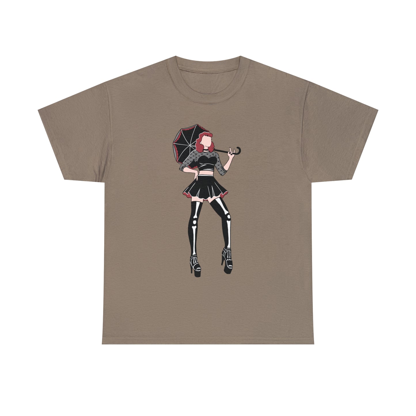 Pin-up T-shirt Featuring Tess, the Kinky, Goth Princess