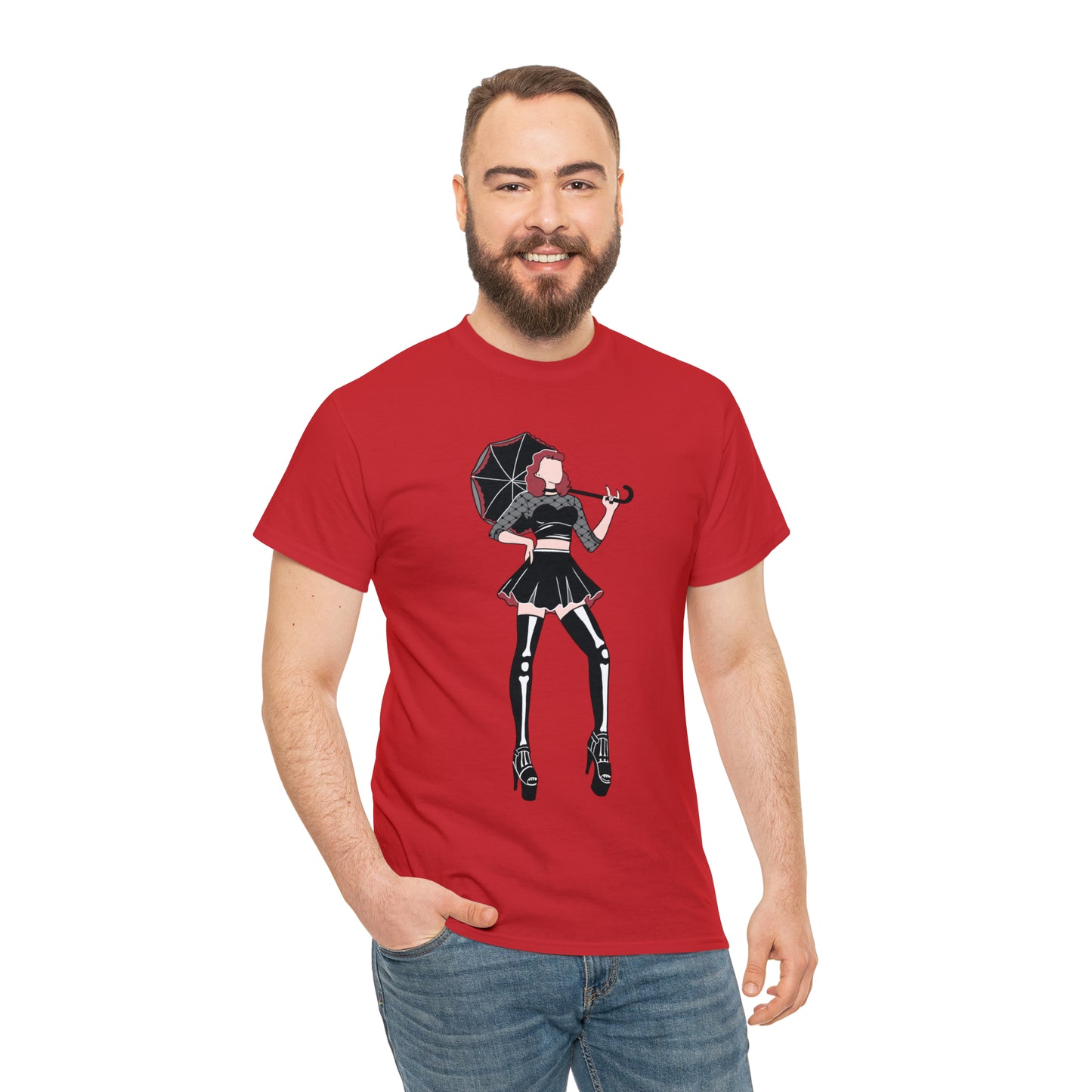 Pin-up T-shirt Featuring Tess, the Kinky, Goth Princess