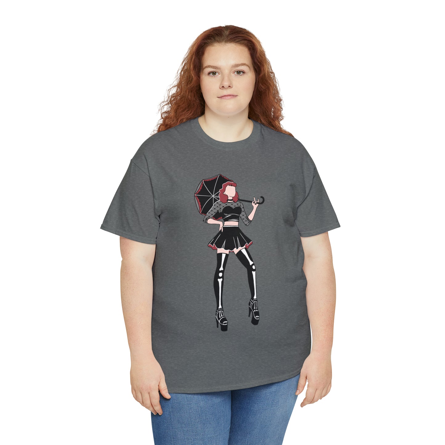 Pin-up T-shirt Featuring Tess, the Kinky, Goth Princess