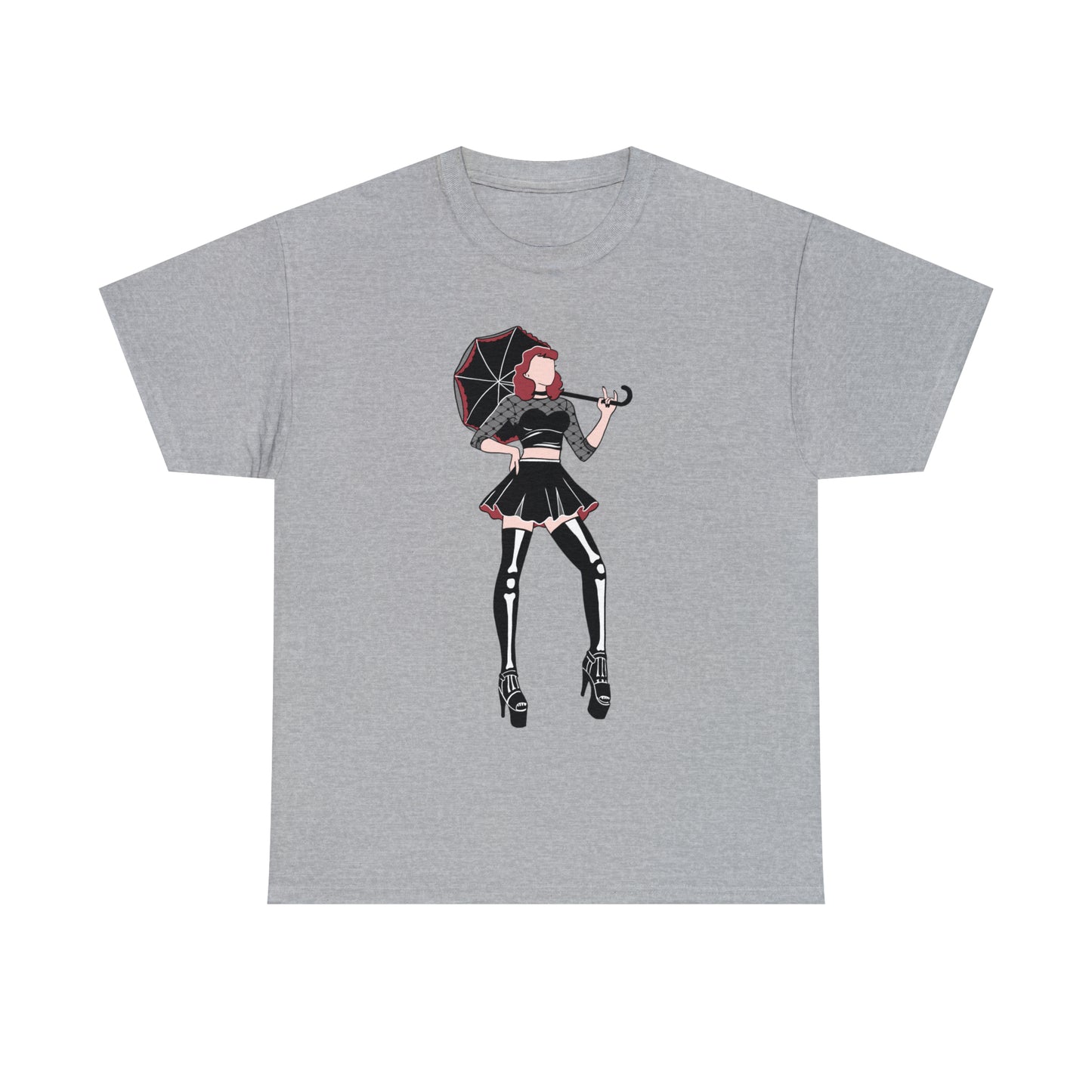 Pin-up T-shirt Featuring Tess, the Kinky, Goth Princess