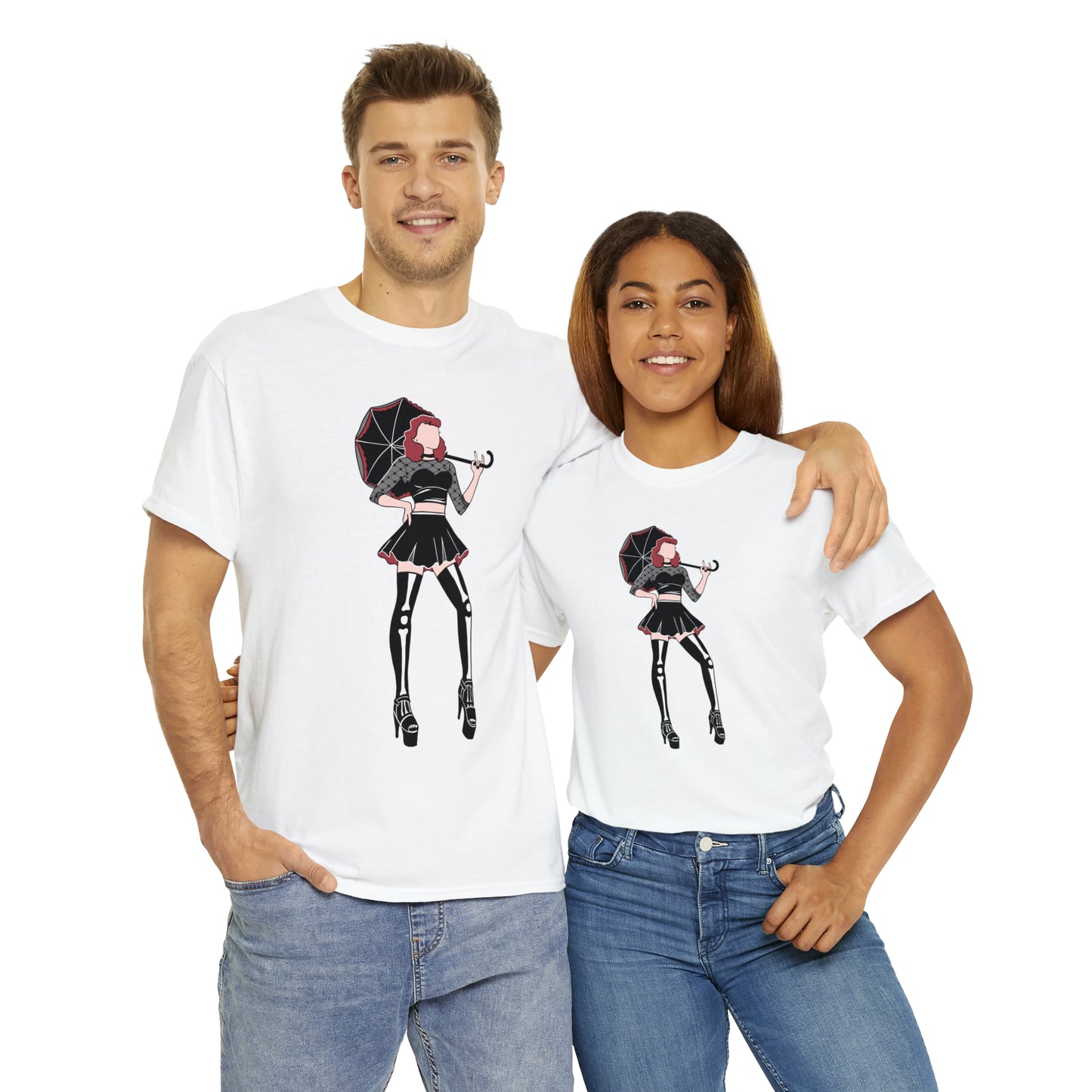 Pin-up T-shirt Featuring Tess, the Kinky, Goth Princess