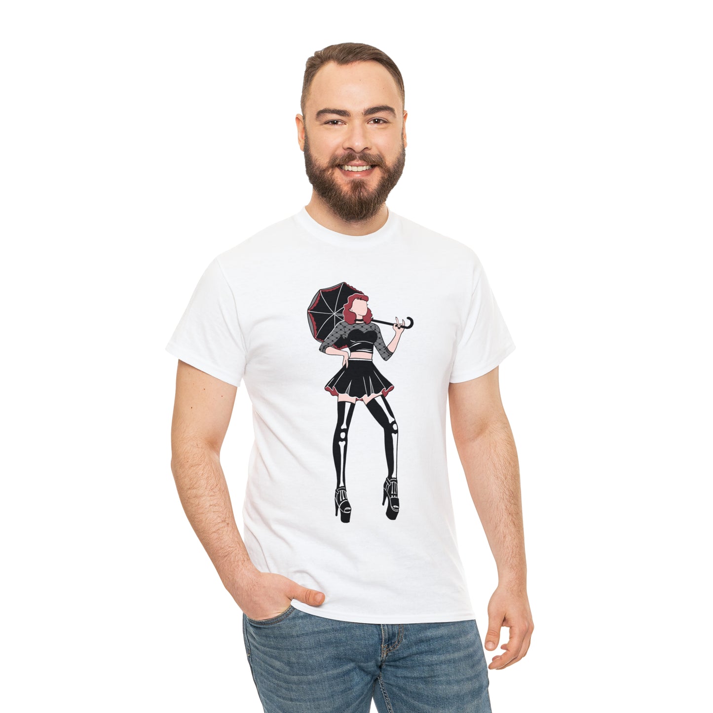 Pin-up T-shirt Featuring Tess, the Kinky, Goth Princess