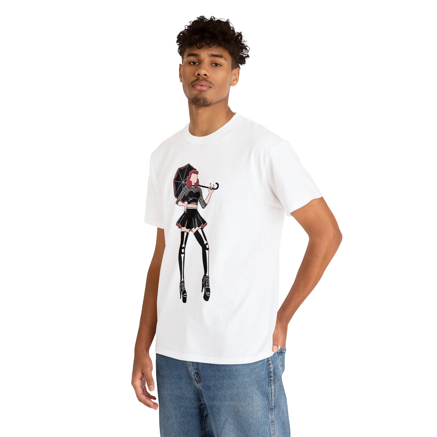 Pin-up T-shirt Featuring Tess, the Kinky, Goth Princess