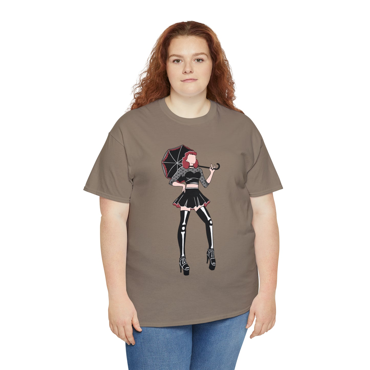 Pin-up T-shirt Featuring Tess, the Kinky, Goth Princess