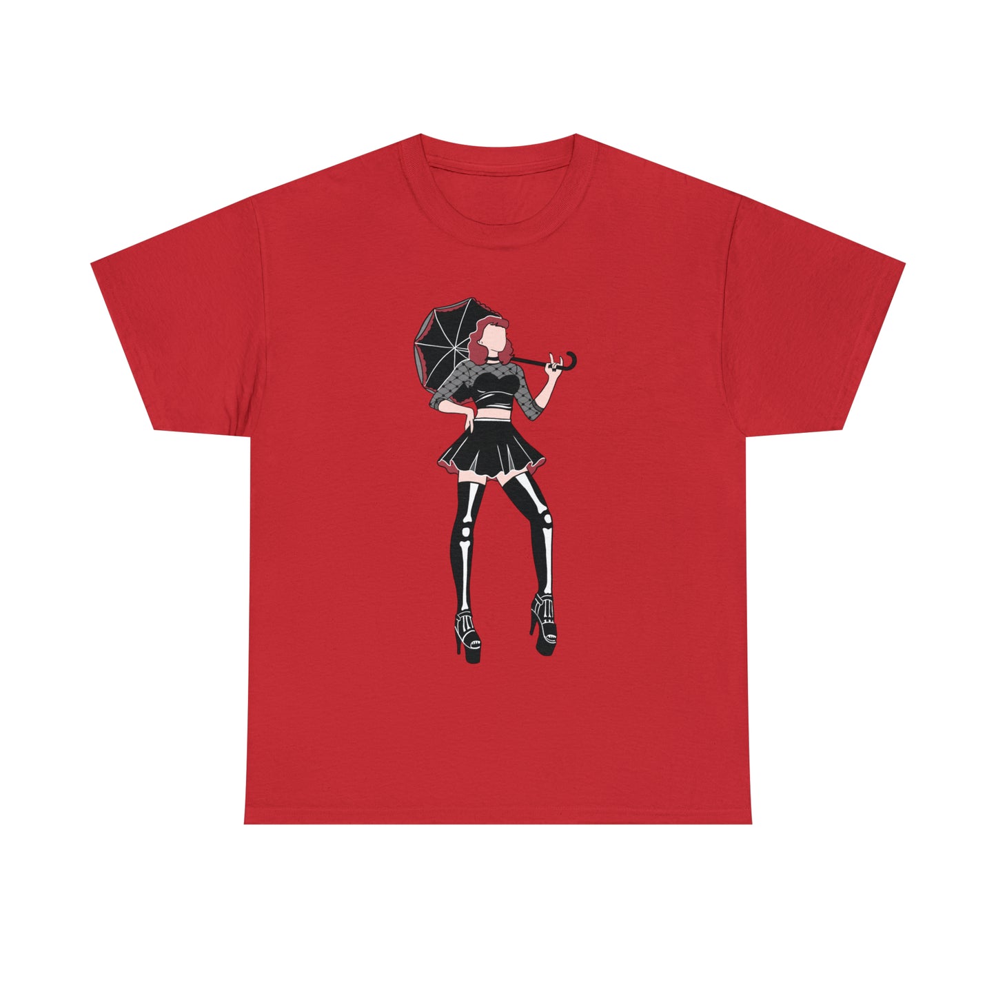 Pin-up T-shirt Featuring Tess, the Kinky, Goth Princess