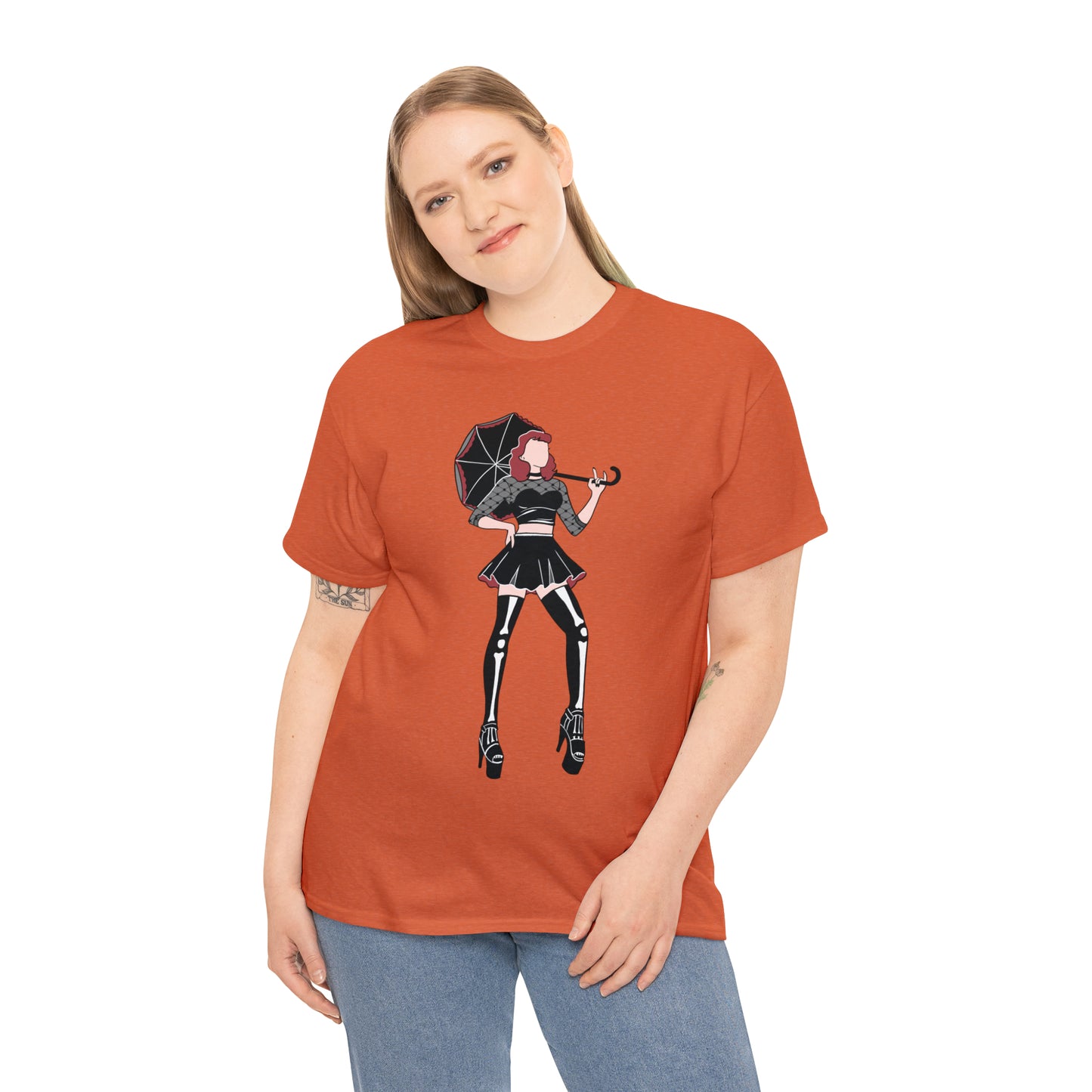 Pin-up T-shirt Featuring Tess, the Kinky, Goth Princess