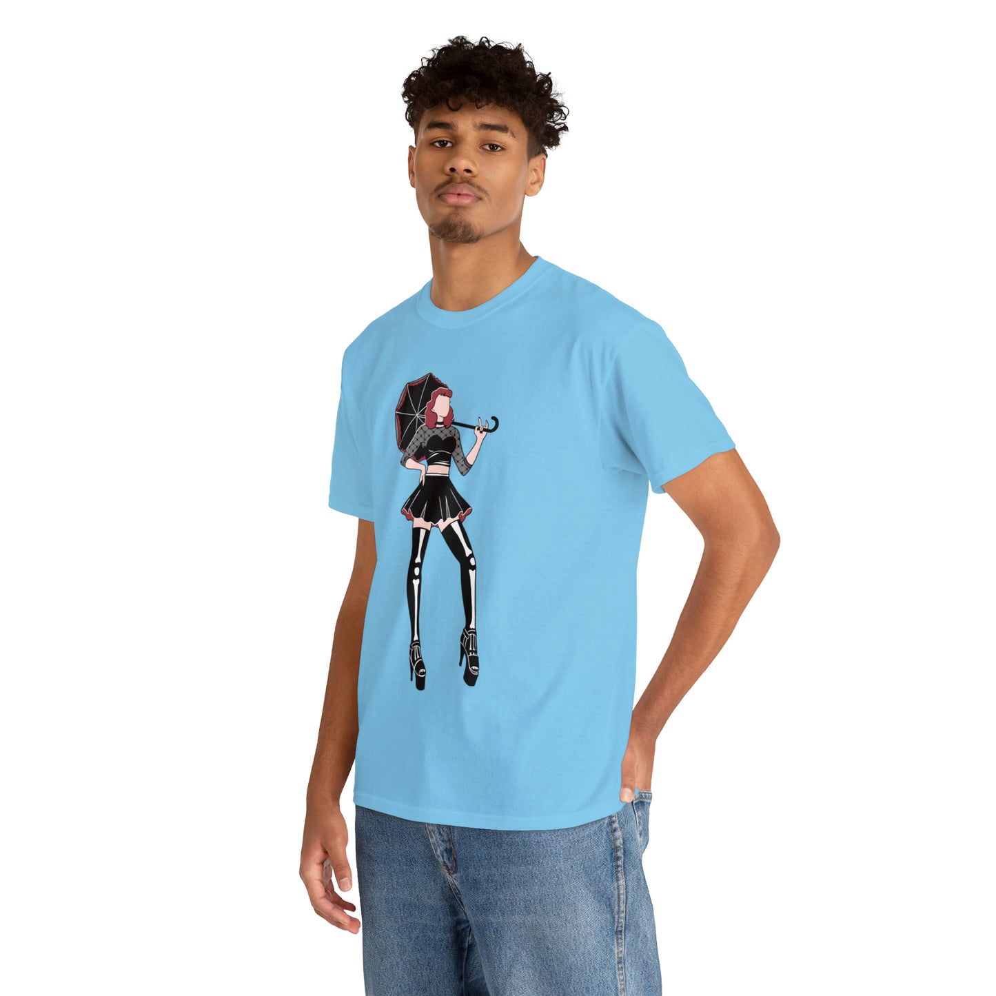 Pin-up T-shirt Featuring Tess, the Kinky, Goth Princess