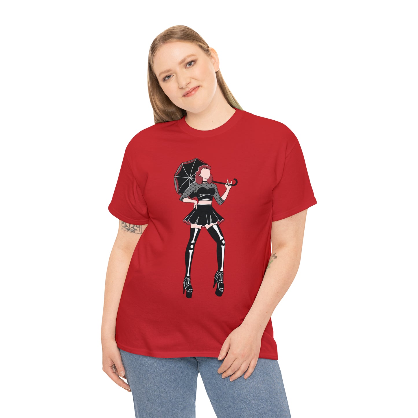 Pin-up T-shirt Featuring Tess, the Kinky, Goth Princess