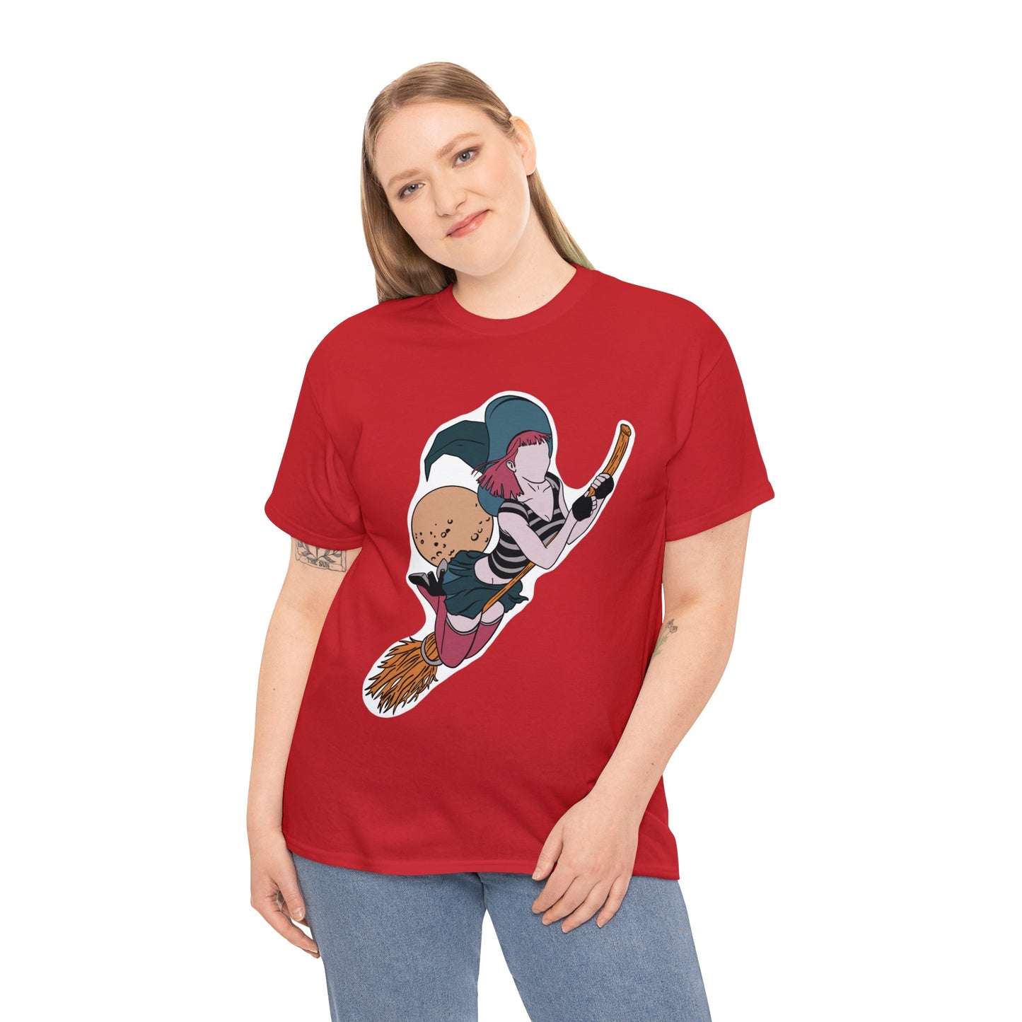 Pin-up T-shirt Featuring Kiki, the witch