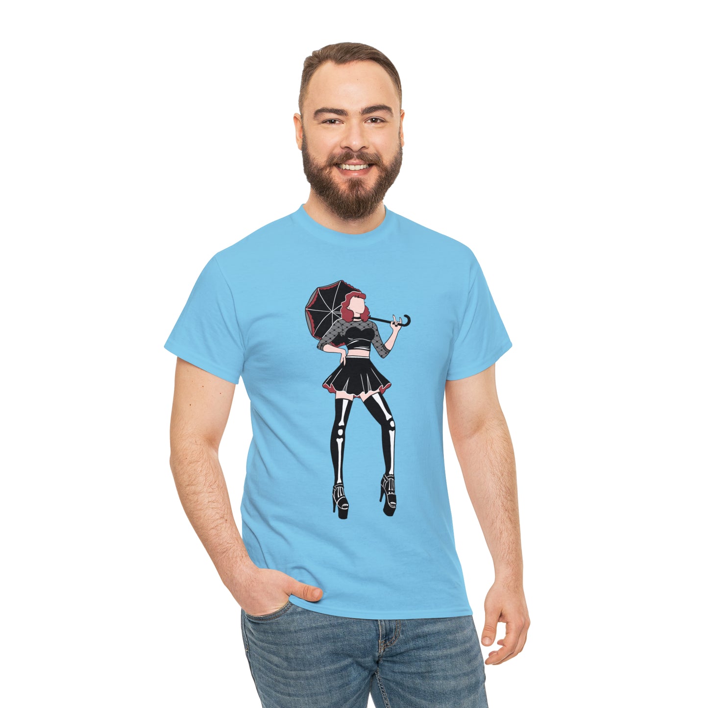 Pin-up T-shirt Featuring Tess, the Kinky, Goth Princess