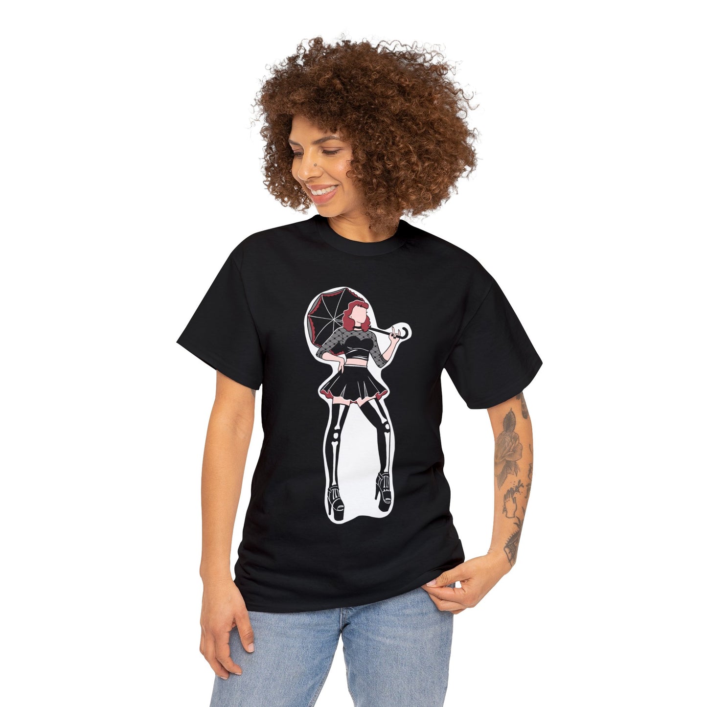 Pin-up T-shirt Featuring Kiki, the witch