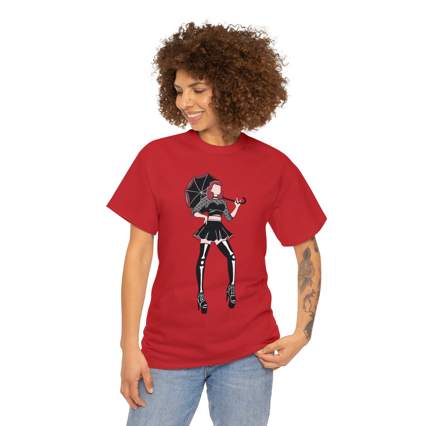 Pin-up T-shirt Featuring Tess, the Kinky, Goth Princess