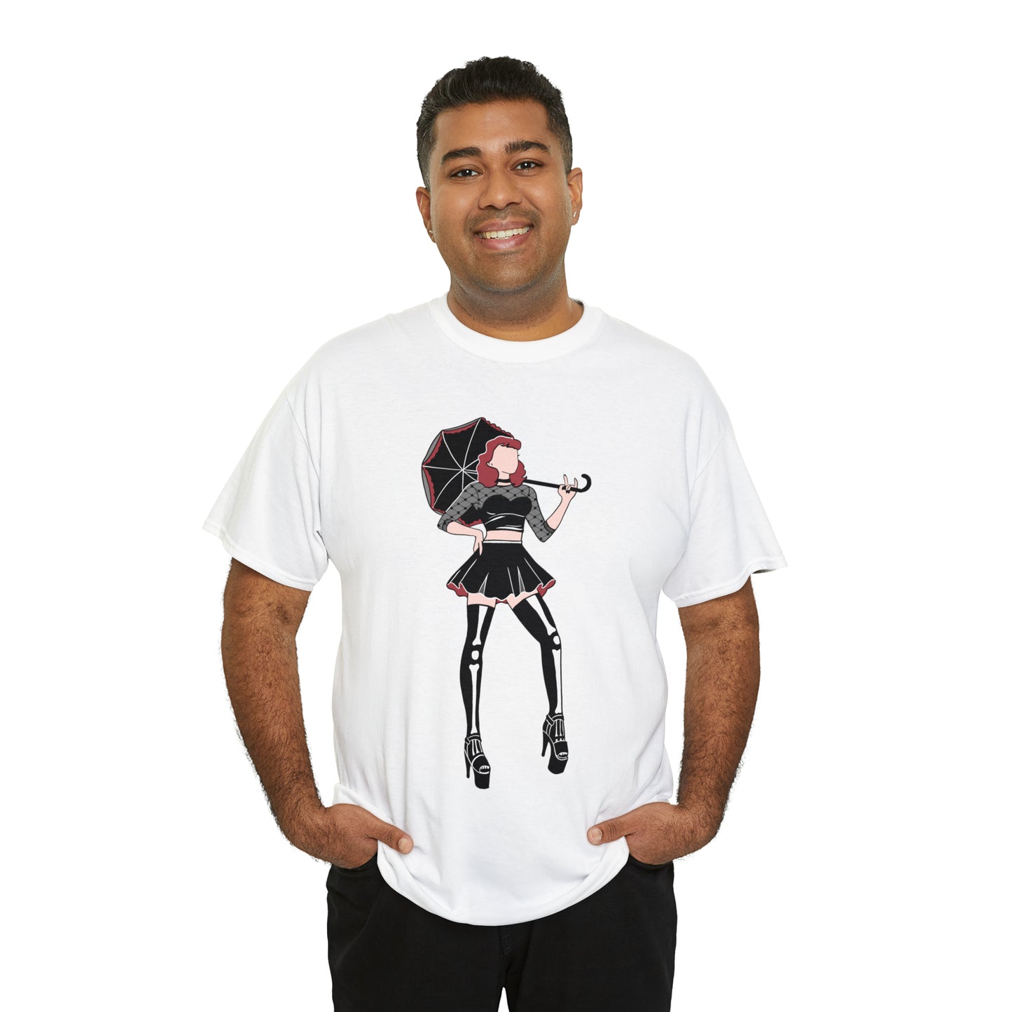 Pin-up T-shirt Featuring Tess, the Kinky, Goth Princess