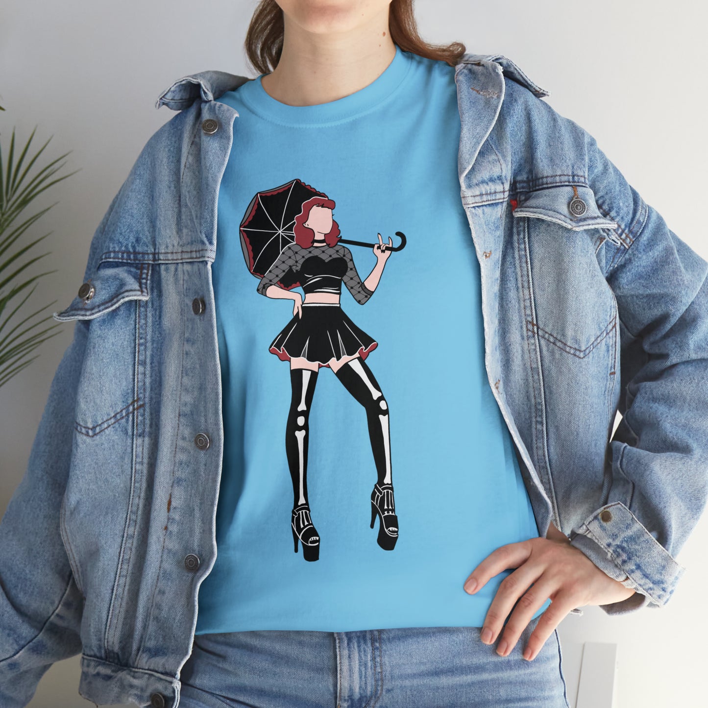 Pin-up T-shirt Featuring Tess, the Kinky, Goth Princess