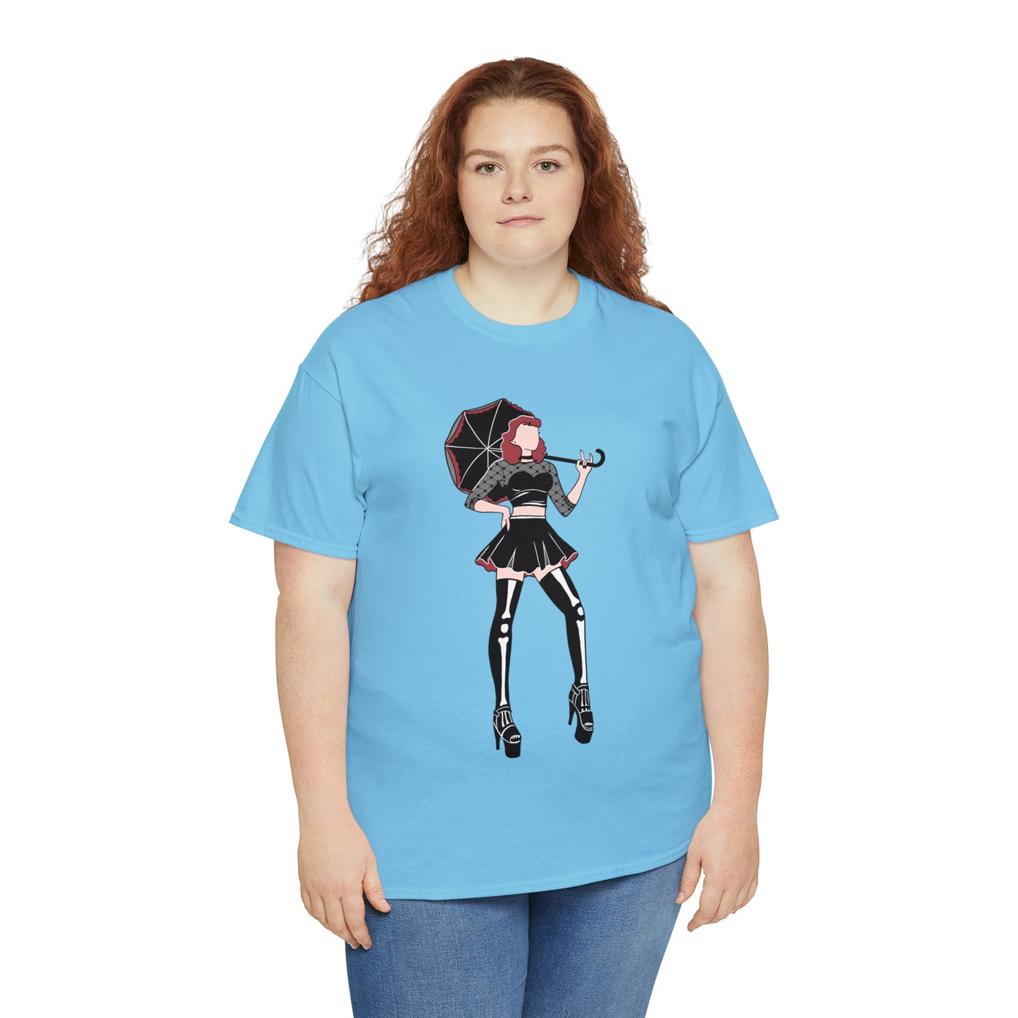 Pin-up T-shirt Featuring Tess, the Kinky, Goth Princess