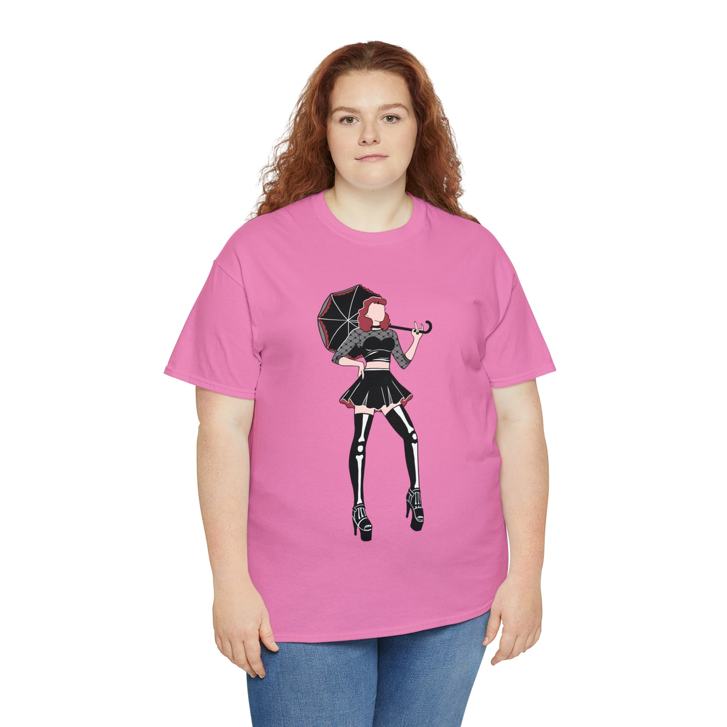 Pin-up T-shirt Featuring Tess, the Kinky, Goth Princess