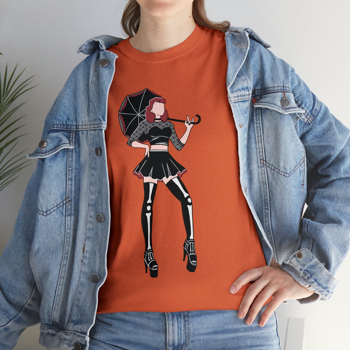 Pin-up T-shirt Featuring Tess, the Kinky, Goth Princess