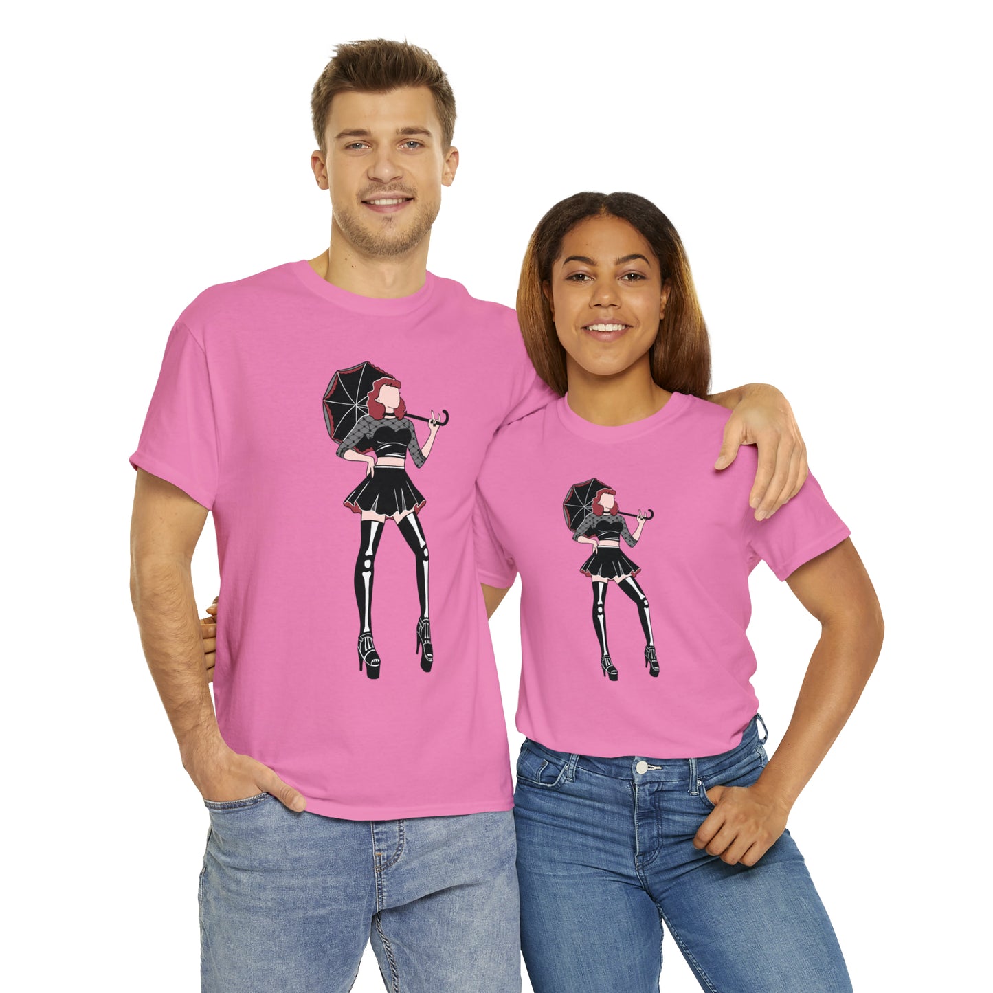 Pin-up T-shirt Featuring Tess, the Kinky, Goth Princess