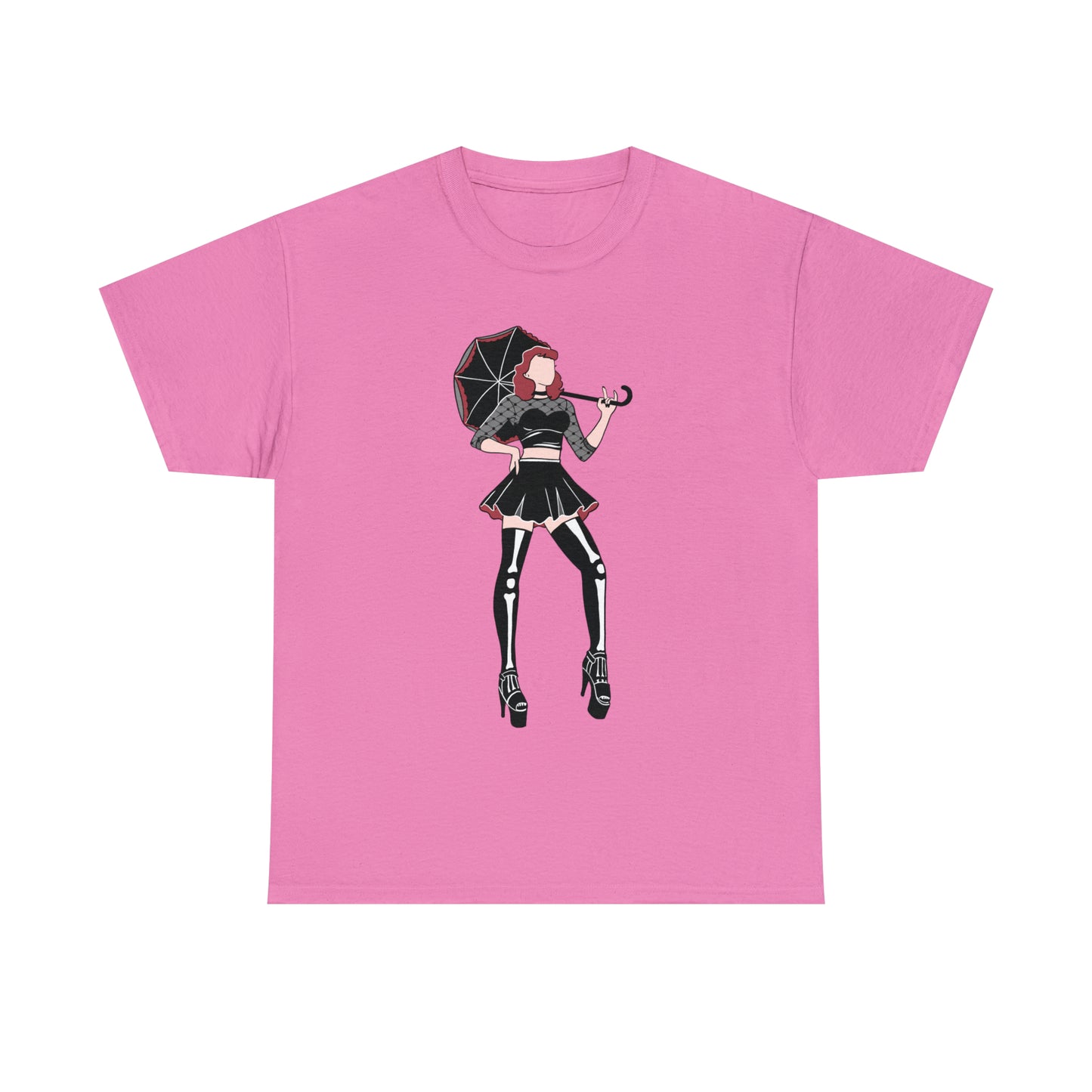 Pin-up T-shirt Featuring Tess, the Kinky, Goth Princess