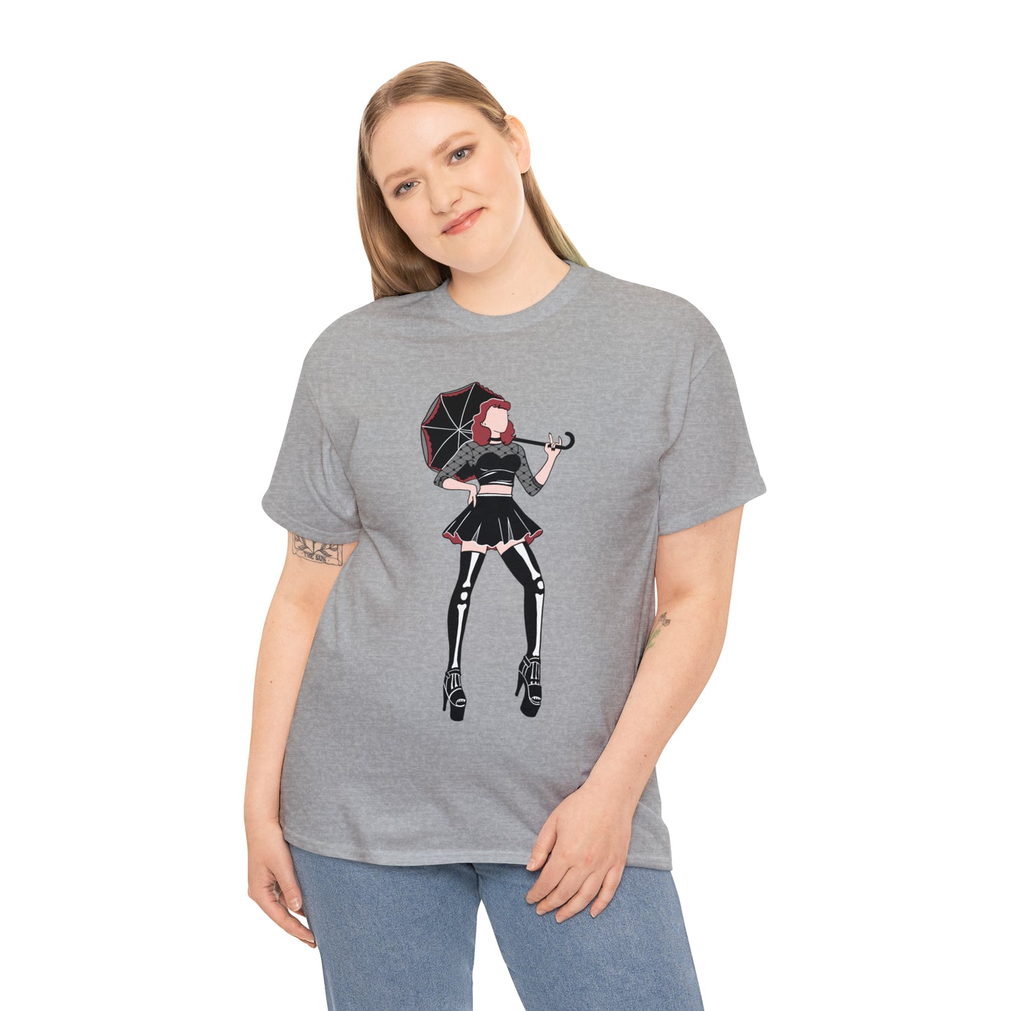 Pin-up T-shirt Featuring Tess, the Kinky, Goth Princess