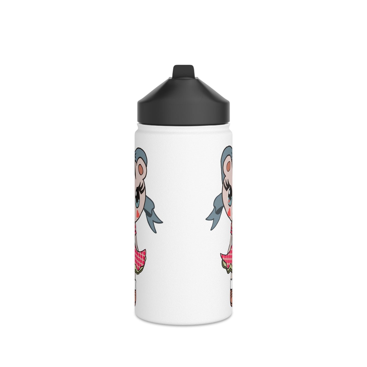 Chibi Kitten Stainless Steel Water Bottle