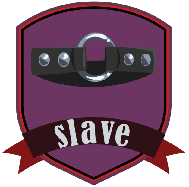 Slave Collar Merit Badge Sticker