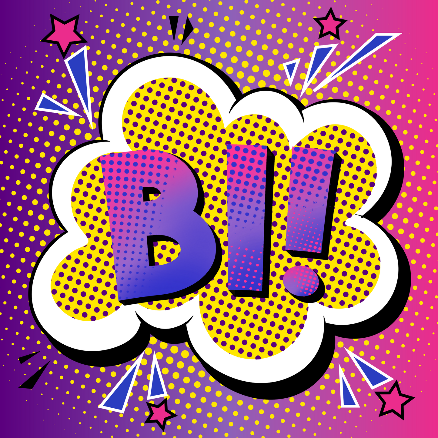 Bi! Sticker