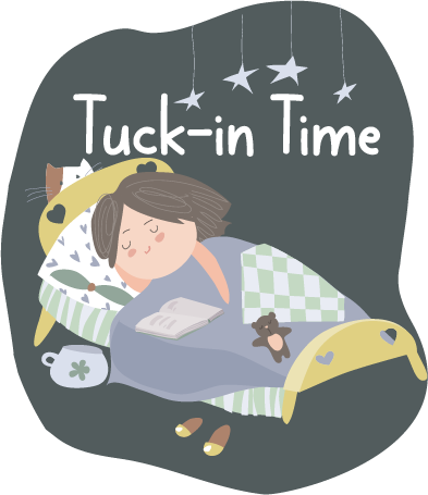 Remind your little girl the importance of good self-care with this tuck-in time die-cut sticker. Made of adhesive vinyl. Measures approx. 3.5" wide by 4" tall.