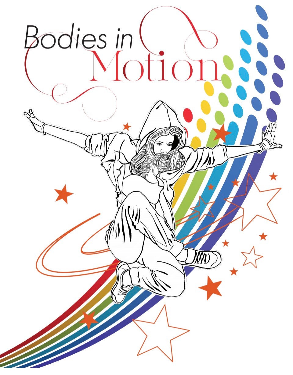 Bodies in Motion adult coloring book