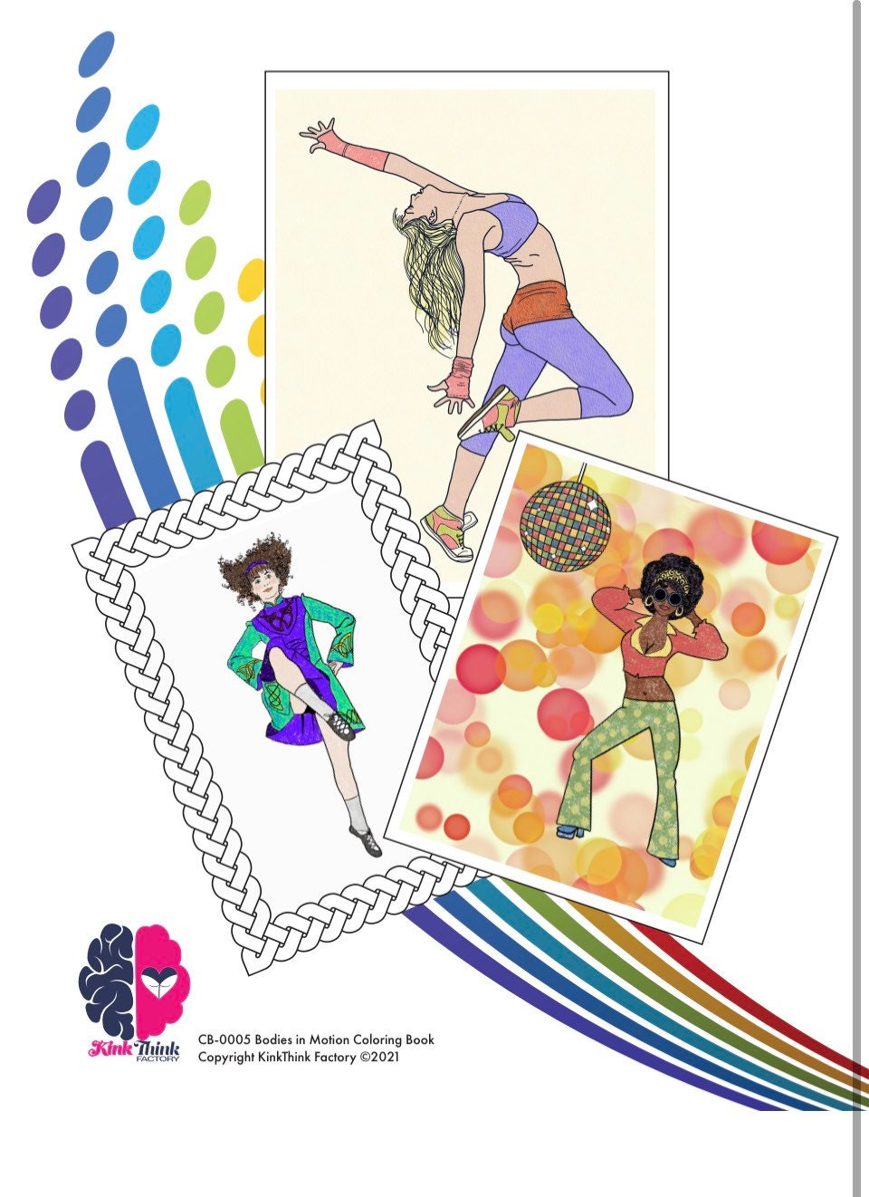 Bodies in Motion adult coloring book