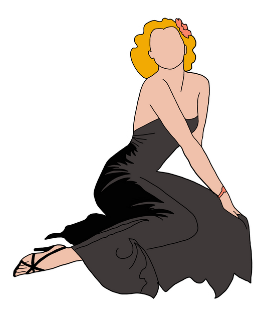 Kimberlee pin-up sticker